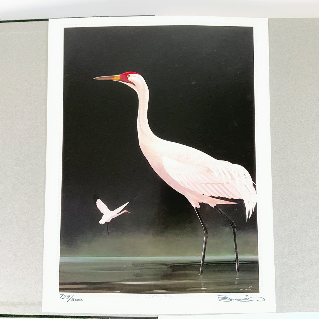 Limited Edition No. 759/2000 “The Fifty Rarest Birds of the World” Folio Book