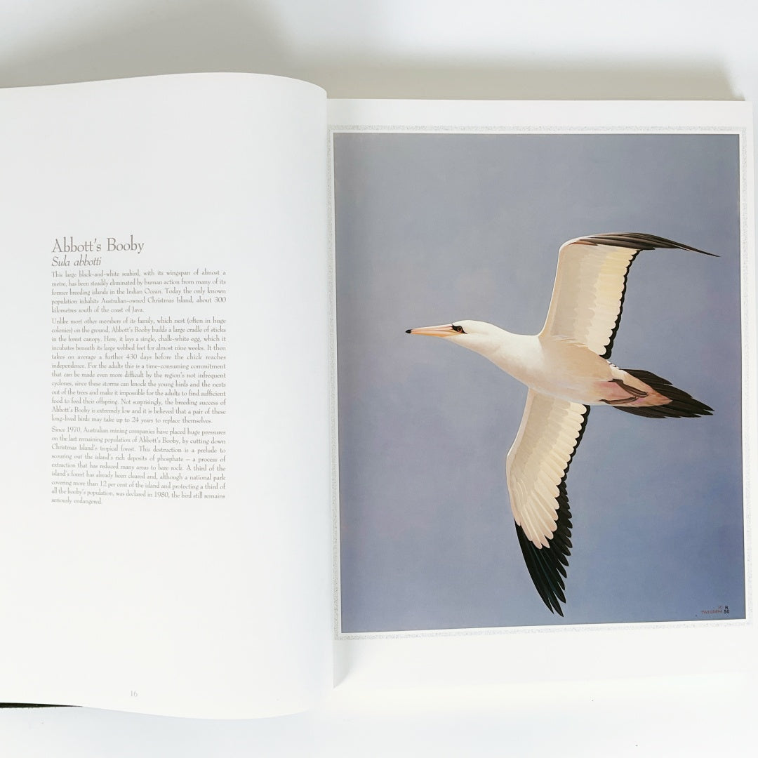 Limited Edition No. 759/2000 “The Fifty Rarest Birds of the World” Folio Book
