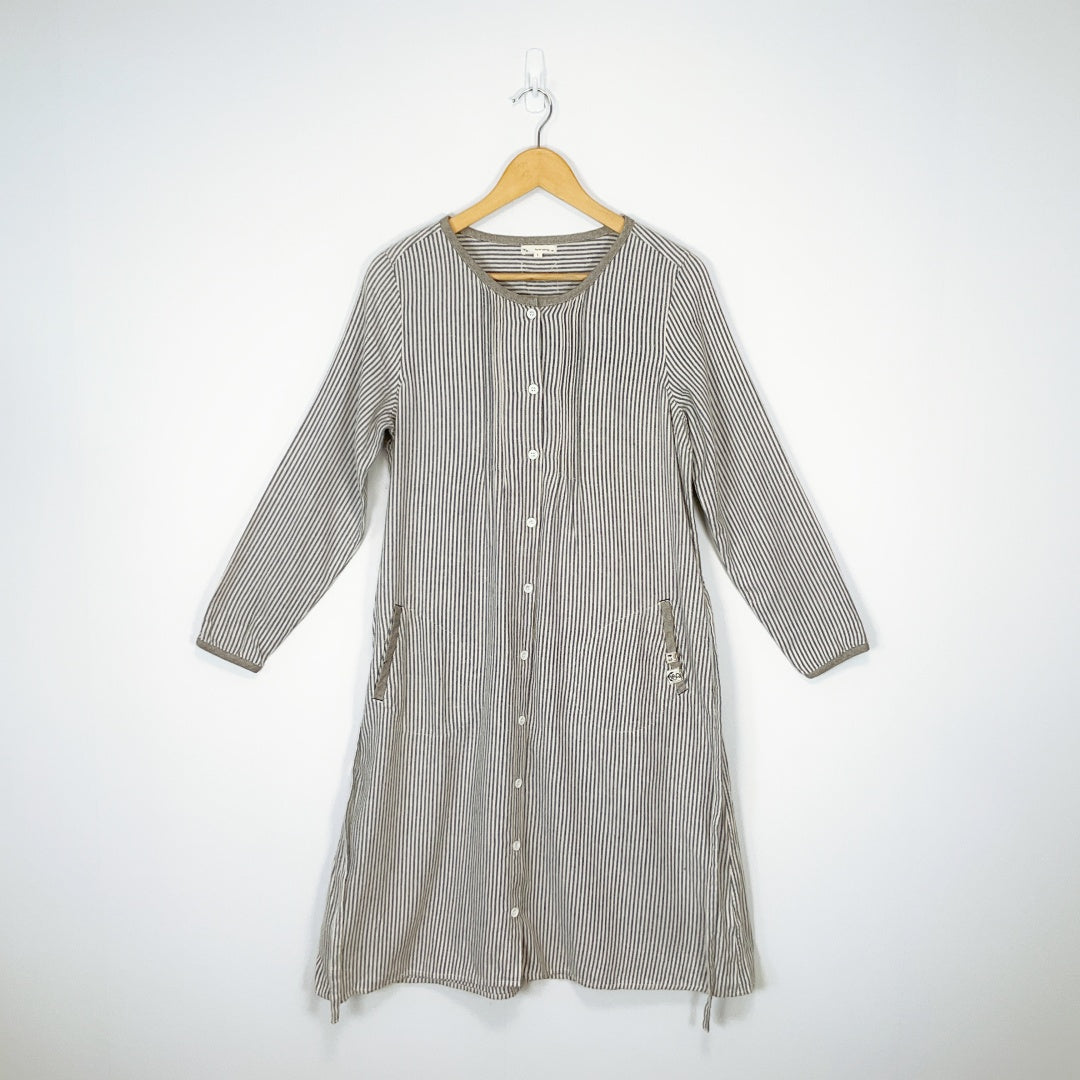 North Spring - Long Sleeve Strip Dress