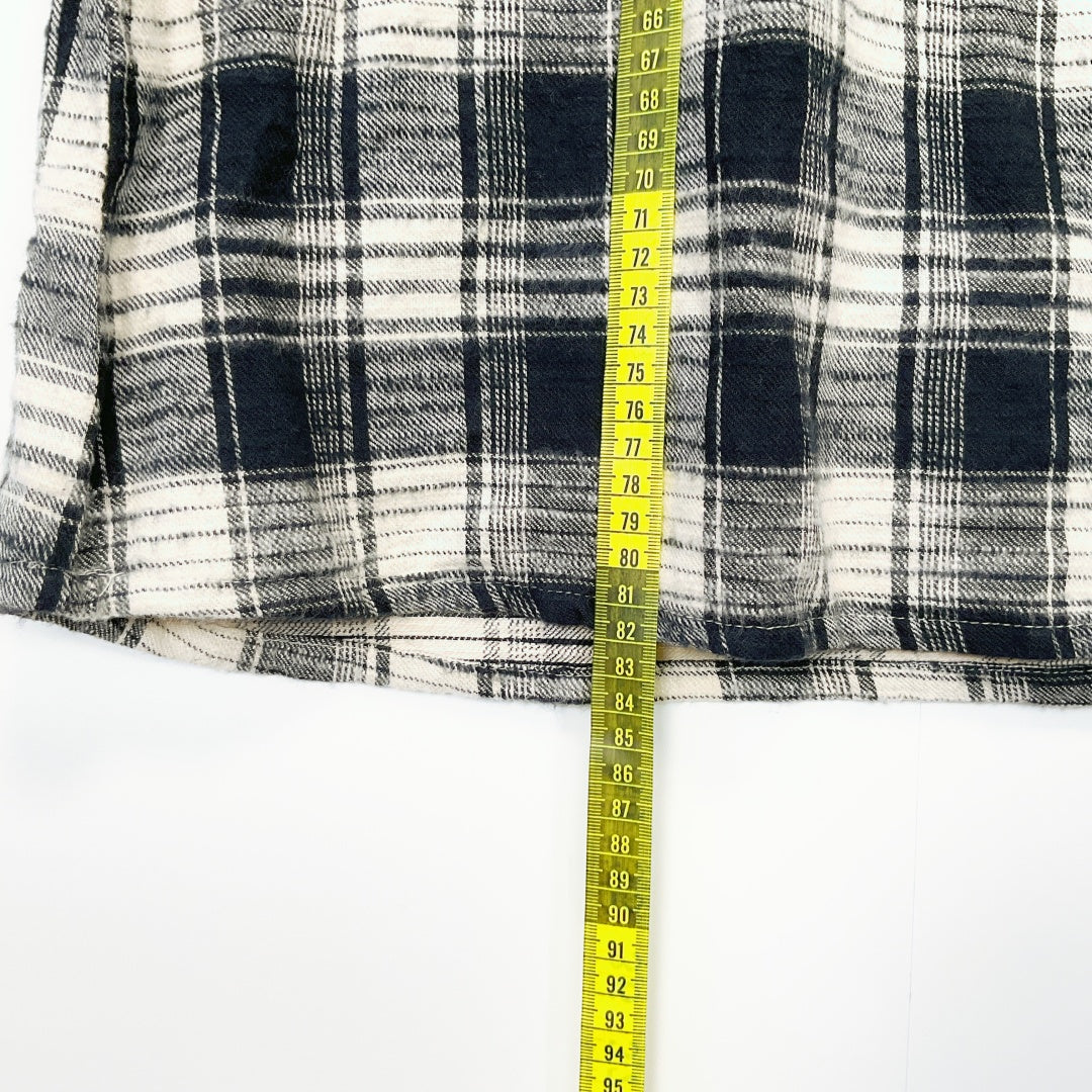 Northern Truck - Plaid square neckline Top
