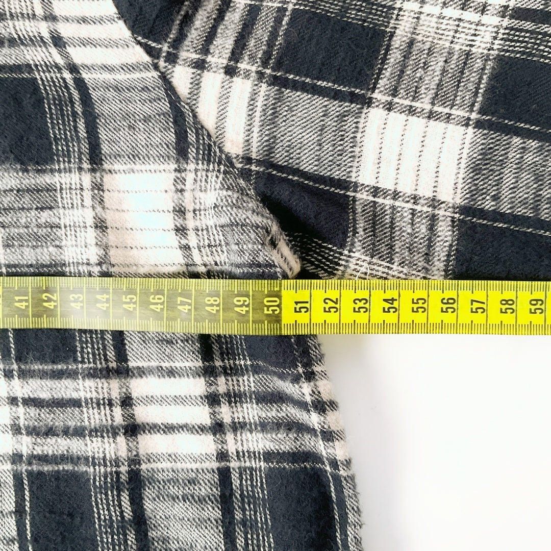 Northern Truck - Plaid square neckline Top
