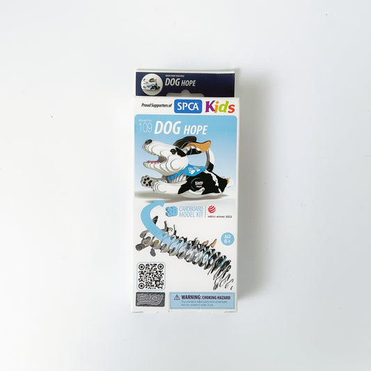 EUGY Dog Hope 3D Cardboard Model Kit – Proud Supporters of SPCA Kids