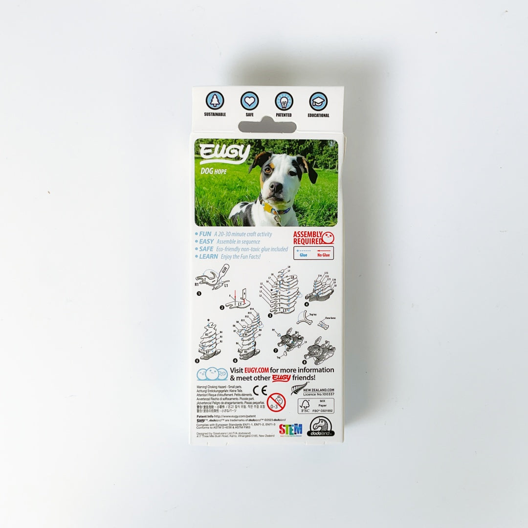 EUGY Dog Hope 3D Cardboard Model Kit – Proud Supporters of SPCA Kids