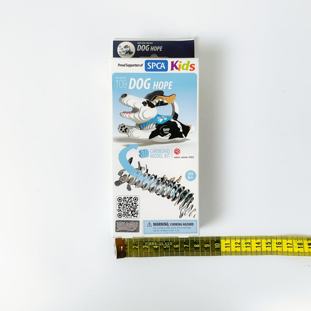 EUGY Dog Hope 3D Cardboard Model Kit – Proud Supporters of SPCA Kids