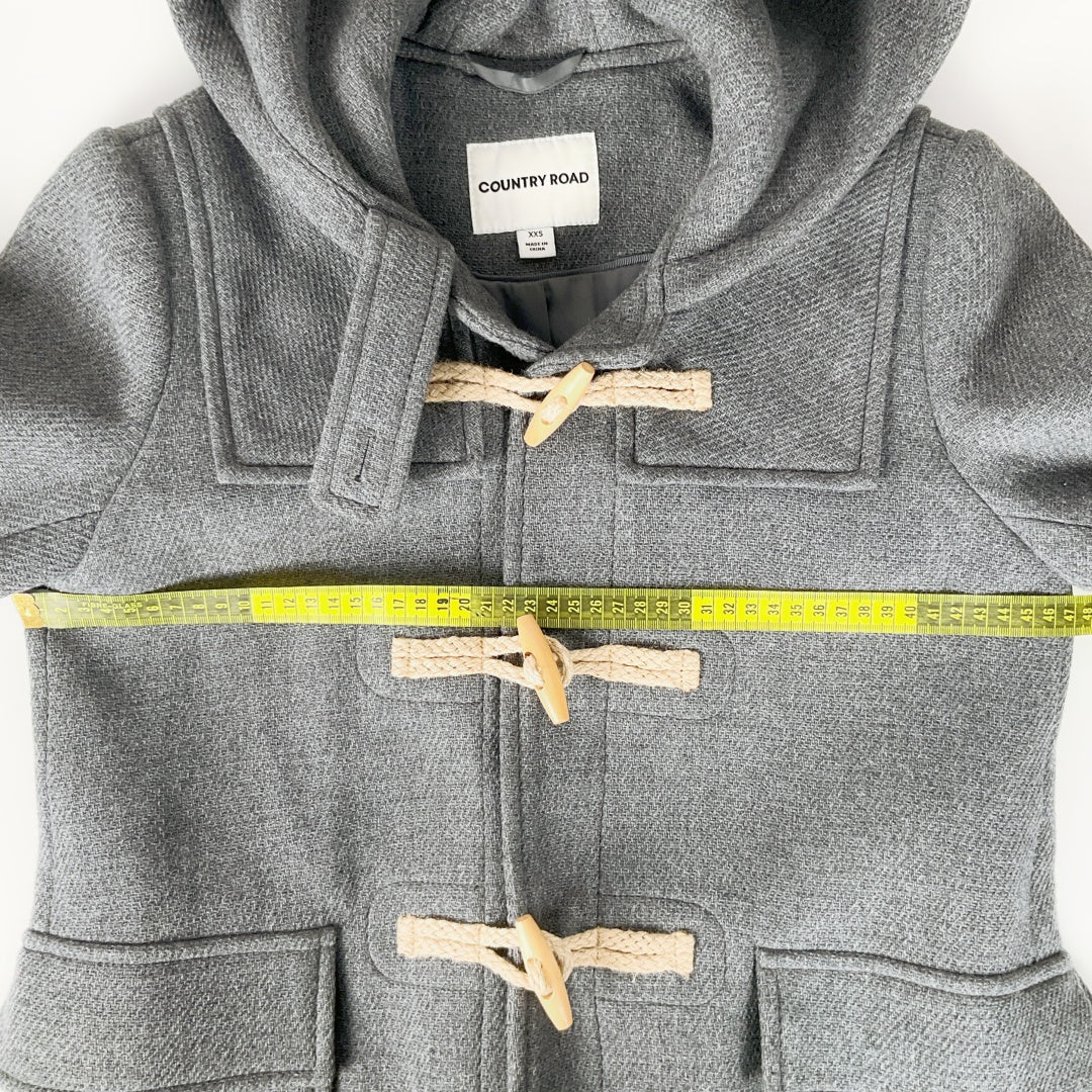 Country Road - Hooded Duffel Wool Jacket