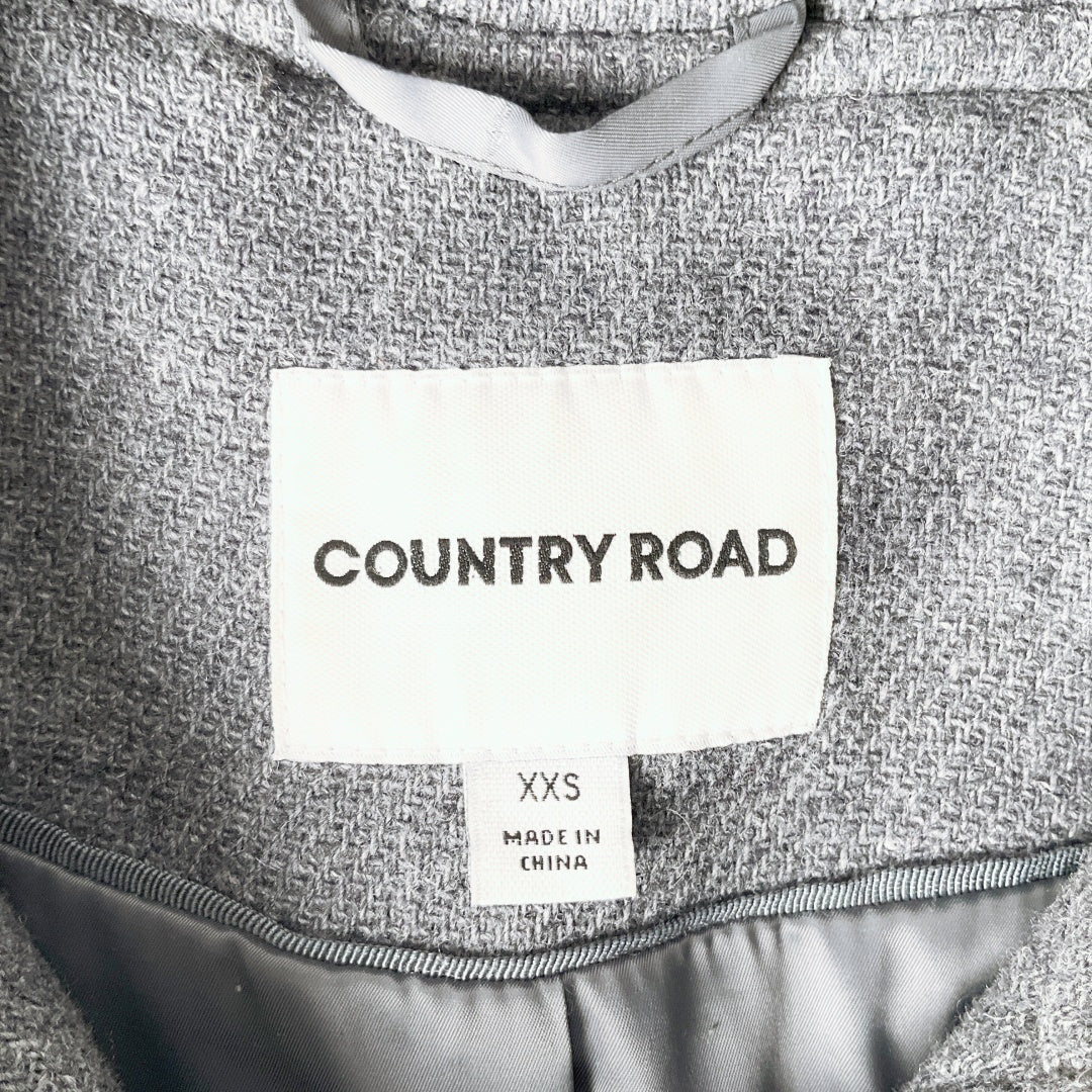 Country Road - Hooded Duffel Wool Jacket