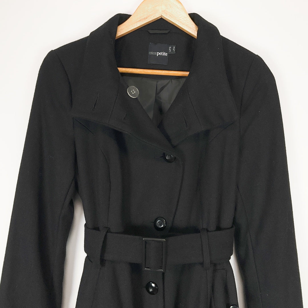Asos - Black Wool Coat