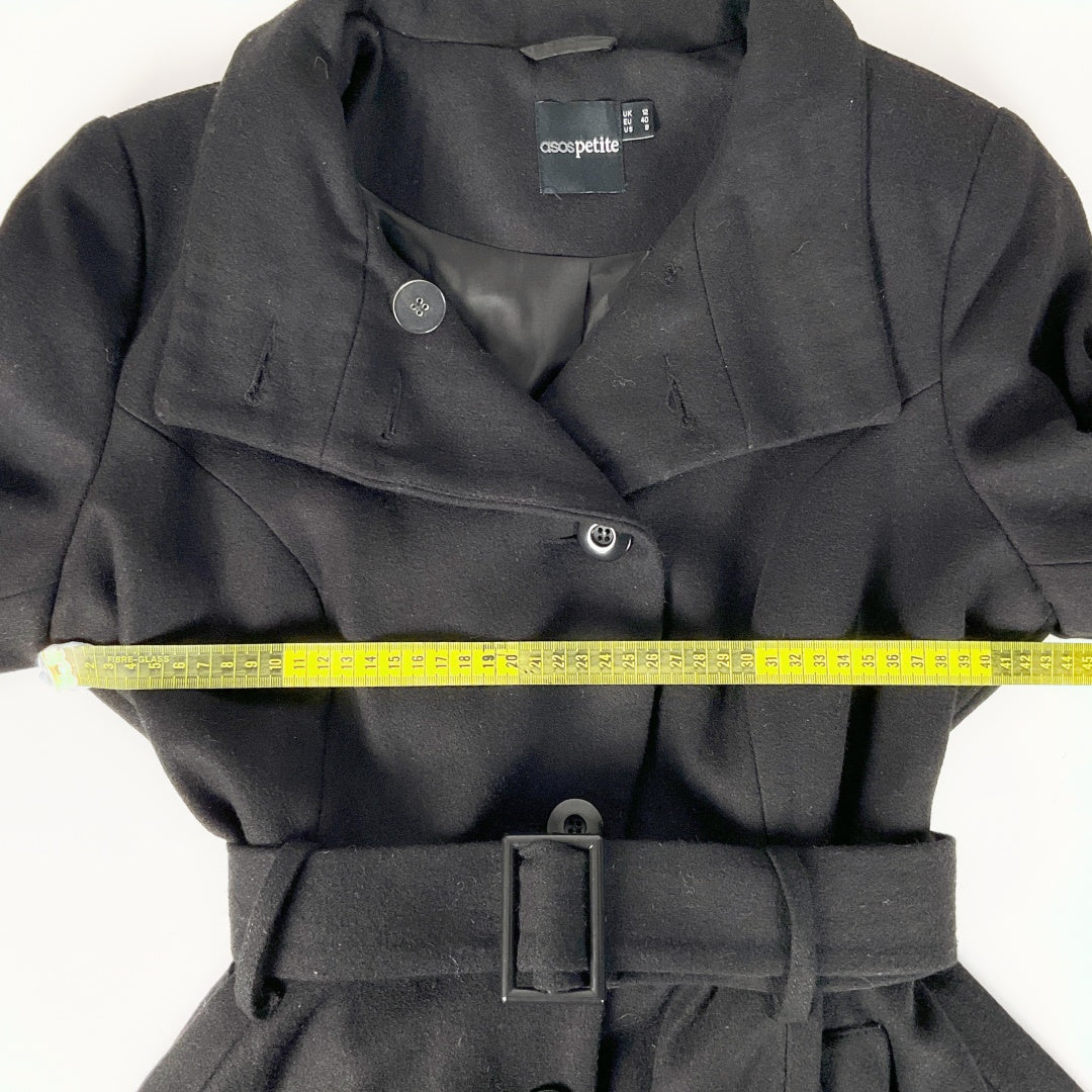 Asos - Black Wool Coat