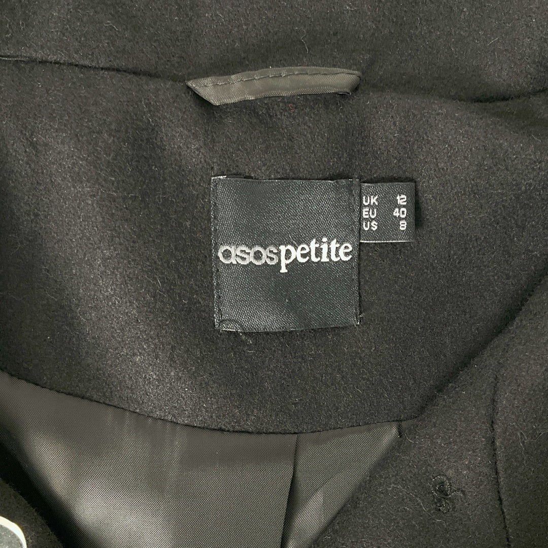Asos - Black Wool Coat