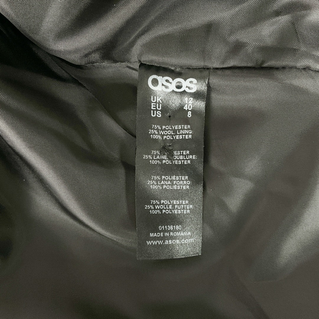 Asos - Black Wool Coat