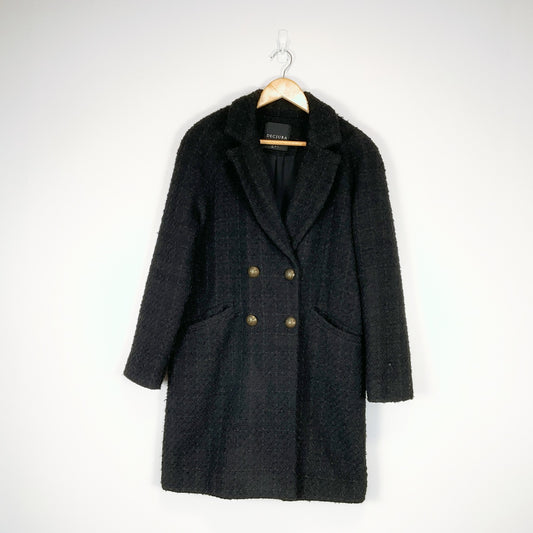 DECJUBA - Black Textile Coat