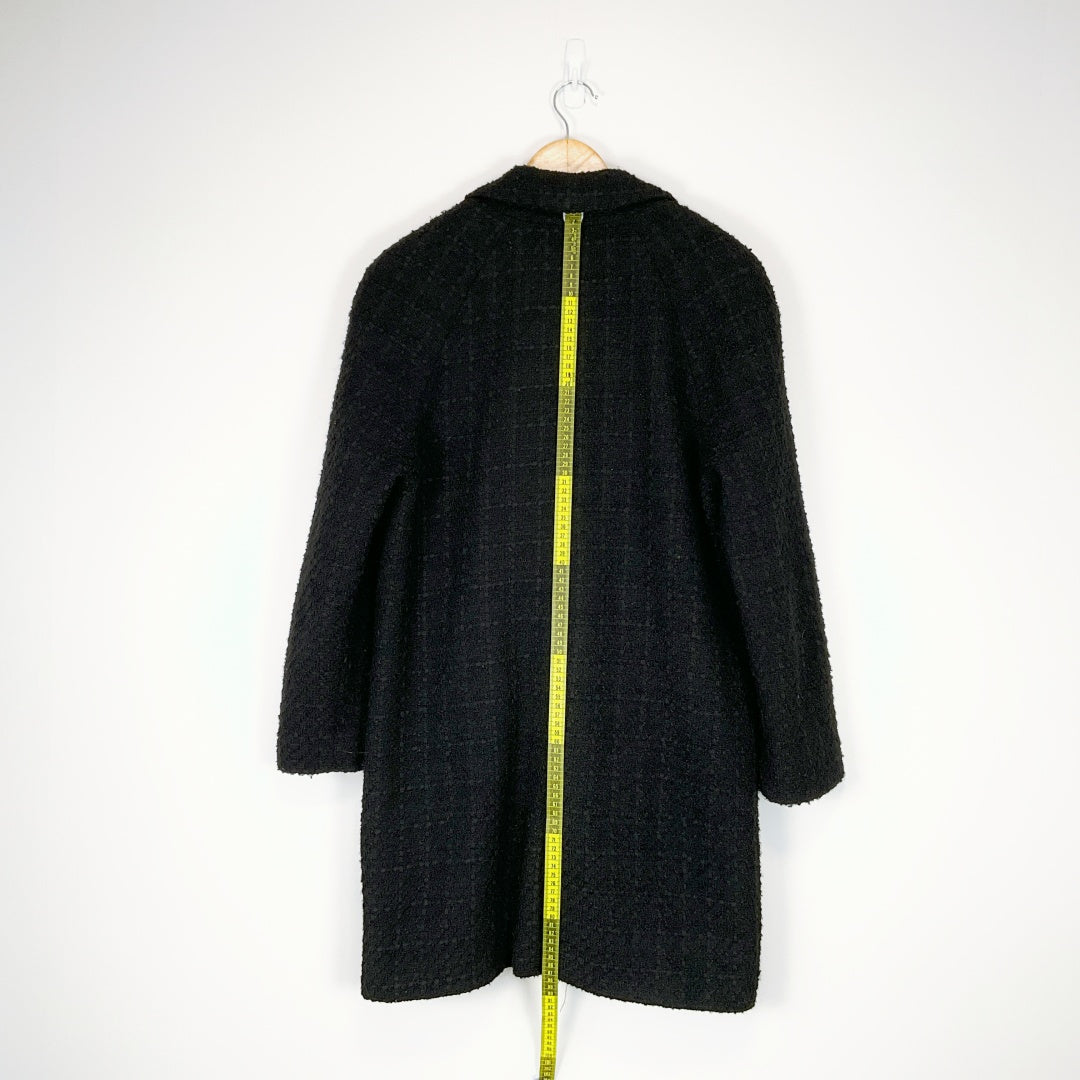 DECJUBA - Black Textile Coat