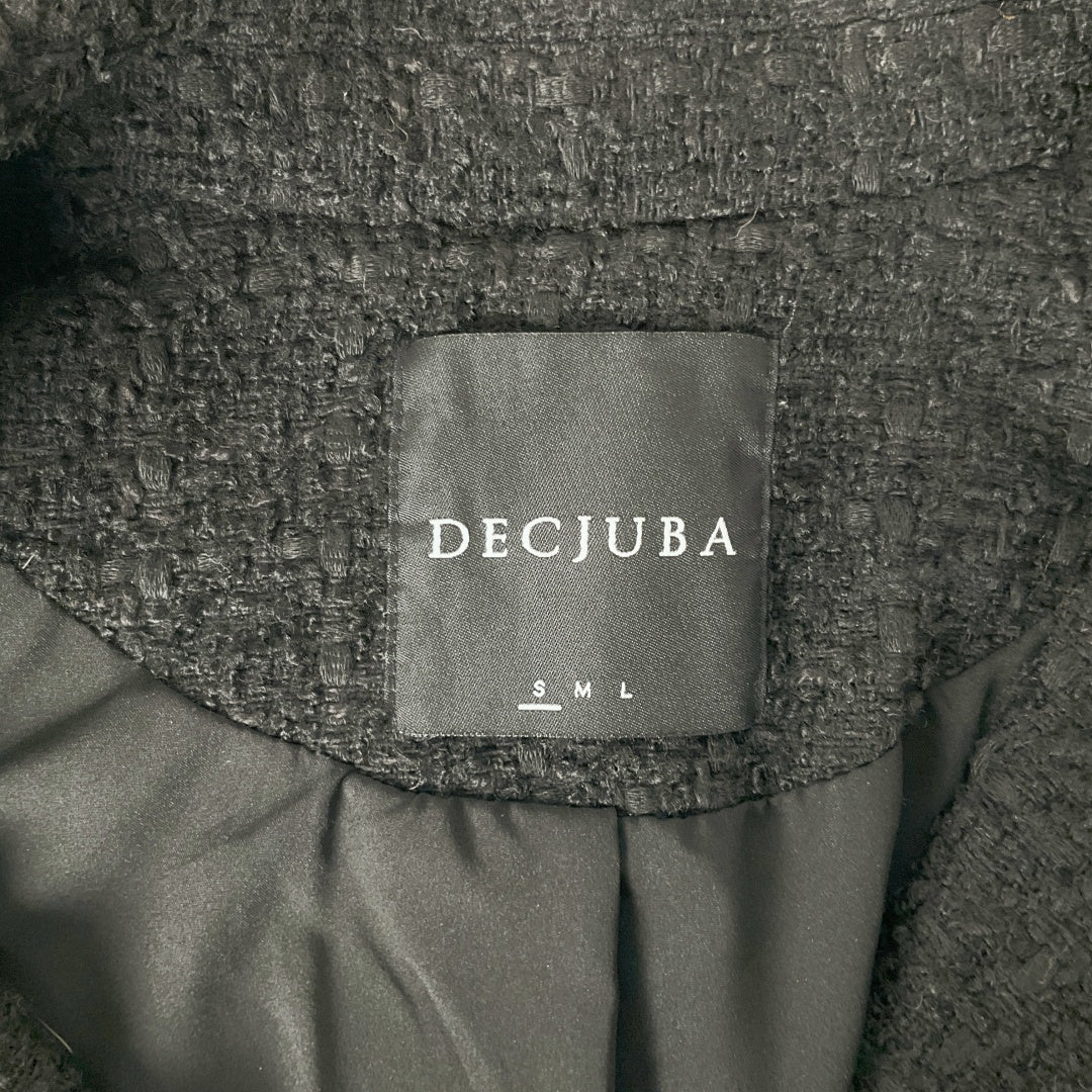 DECJUBA - Black Textile Coat