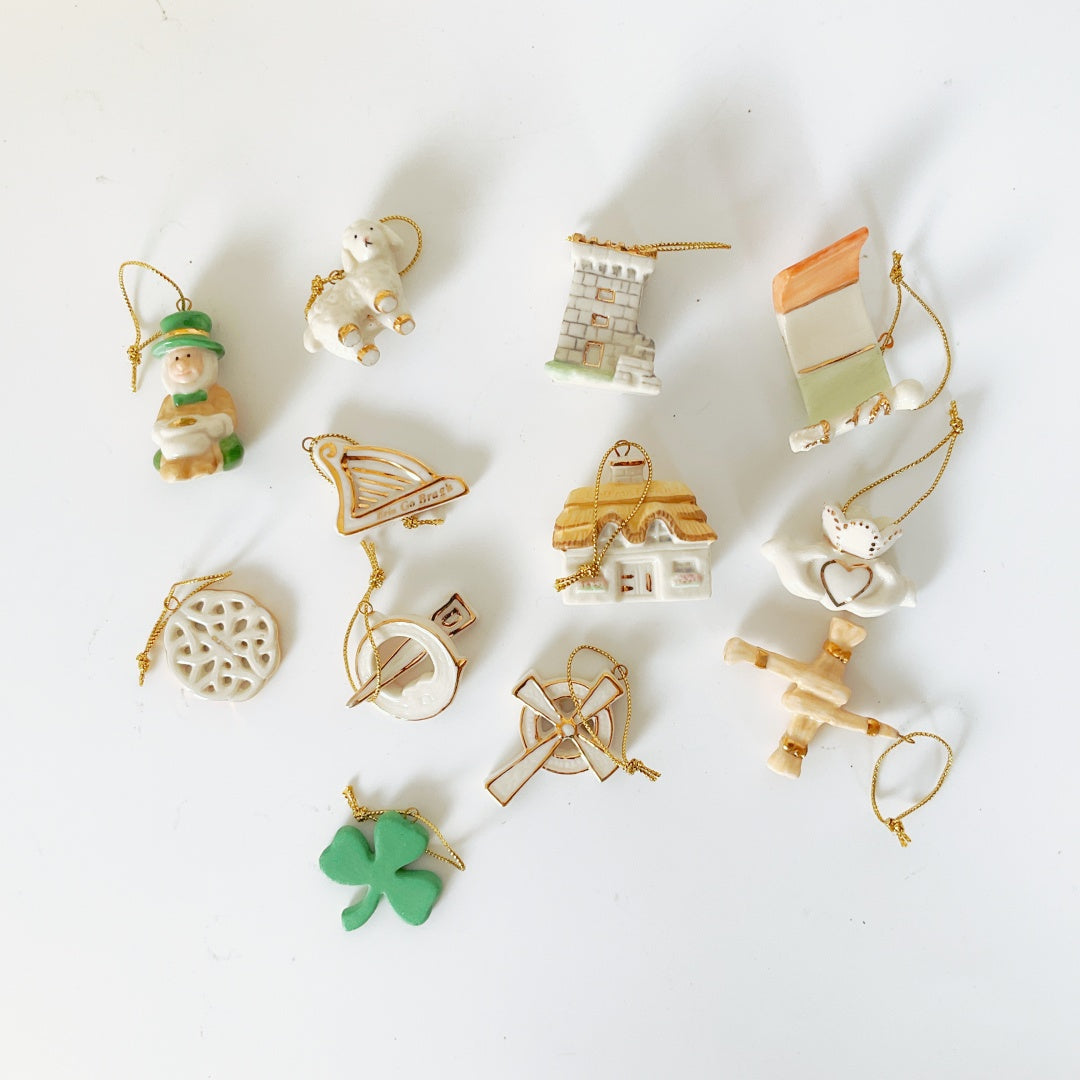 Lenox - Luck of the Irish 12-Piece Mini Ornament Set