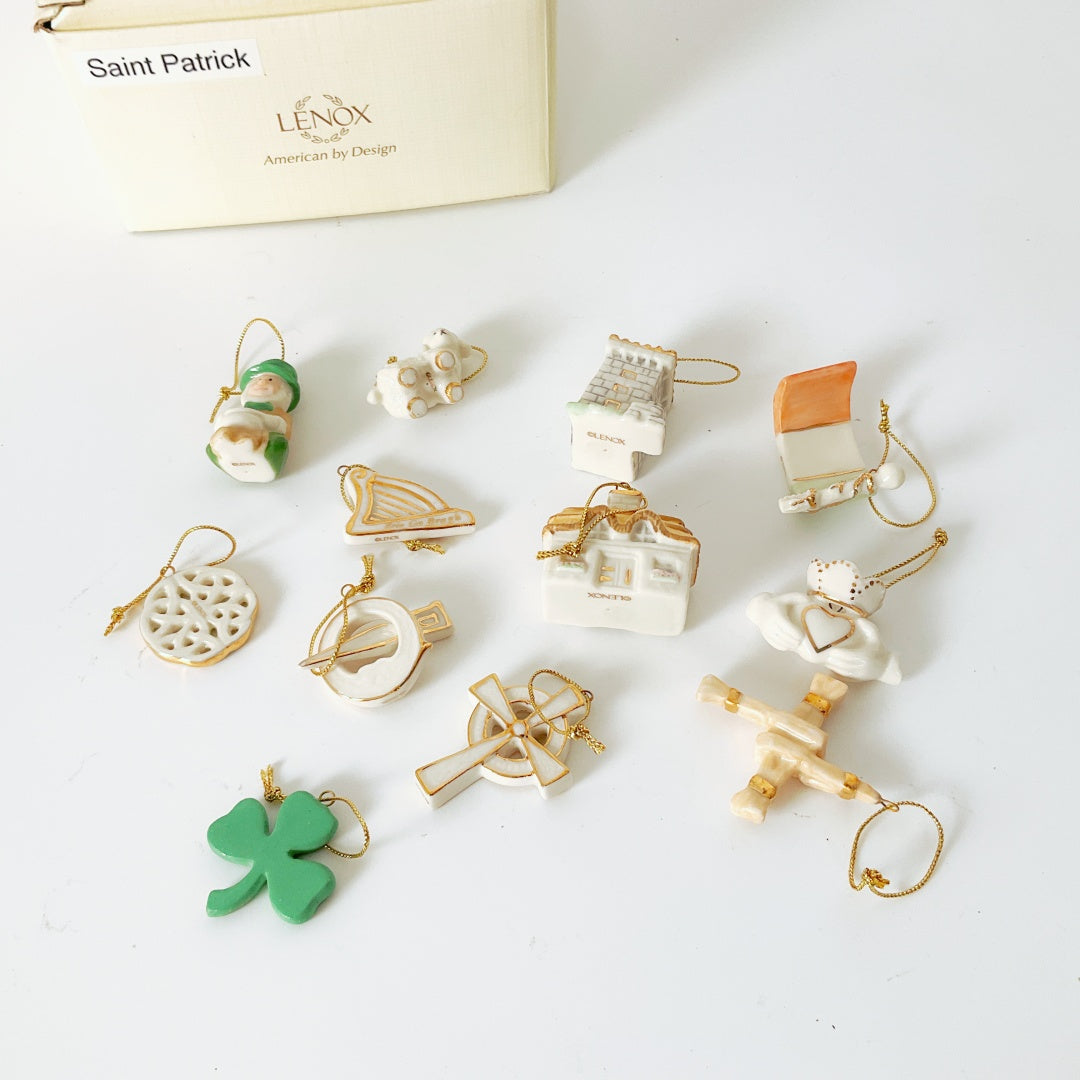 Lenox - Luck of the Irish 12-Piece Mini Ornament Set