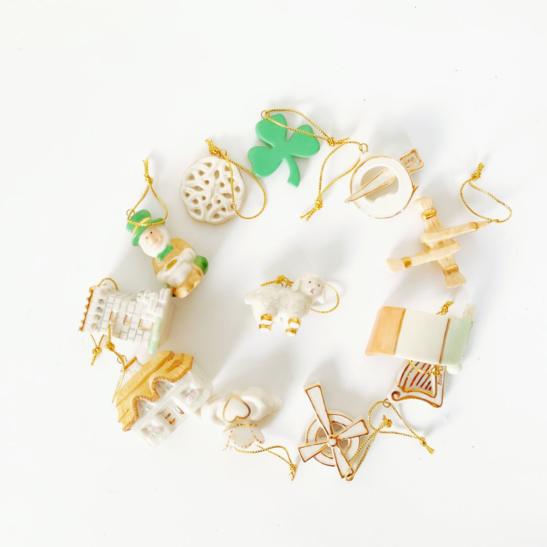 Lenox - Luck of the Irish 12-Piece Mini Ornament Set