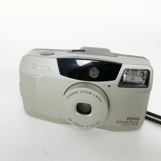 Canon Prima Zoom Shot Date AiAF Point-and-Shoot Vintage film camera
