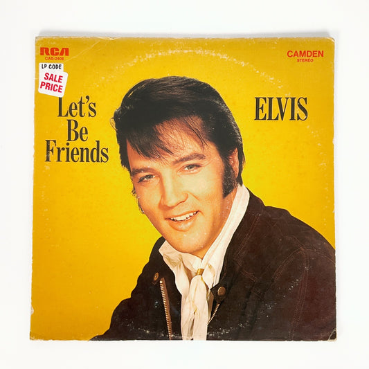 LP Vinyl Record - Elvis Presley Let's Be Friends