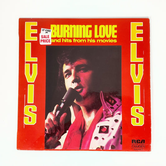 LP Vinyl Record - Elvis Presley Burning Love