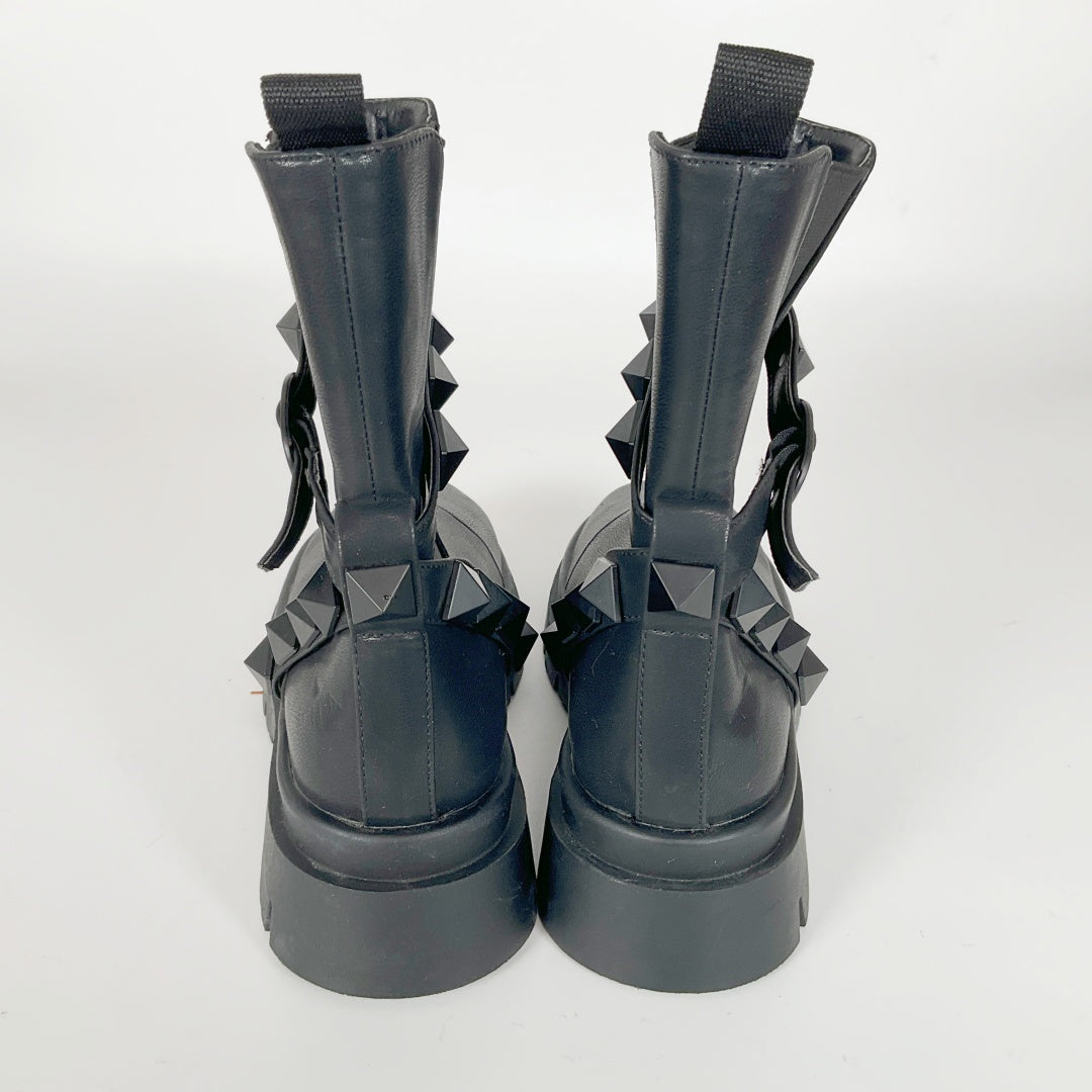 DECJUBA Studded Detail Chunky Boots – Size 37