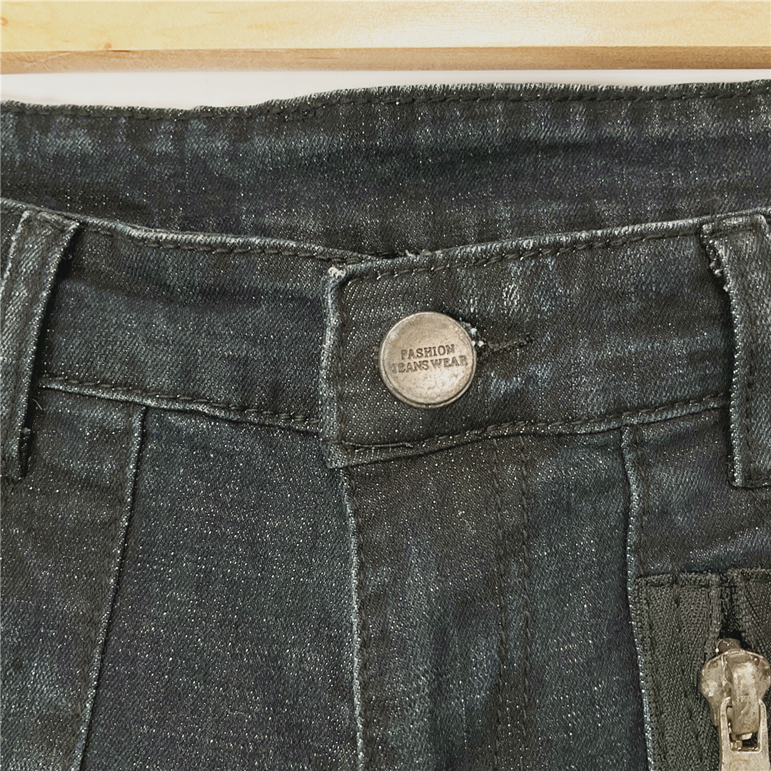 SOSOO.JEANS1971 Distressed Stretch Jeans