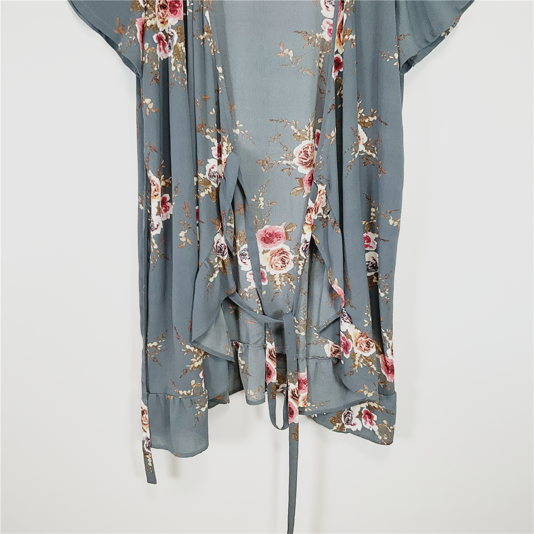 RUBY & RAIN Floral Wrap Dress
