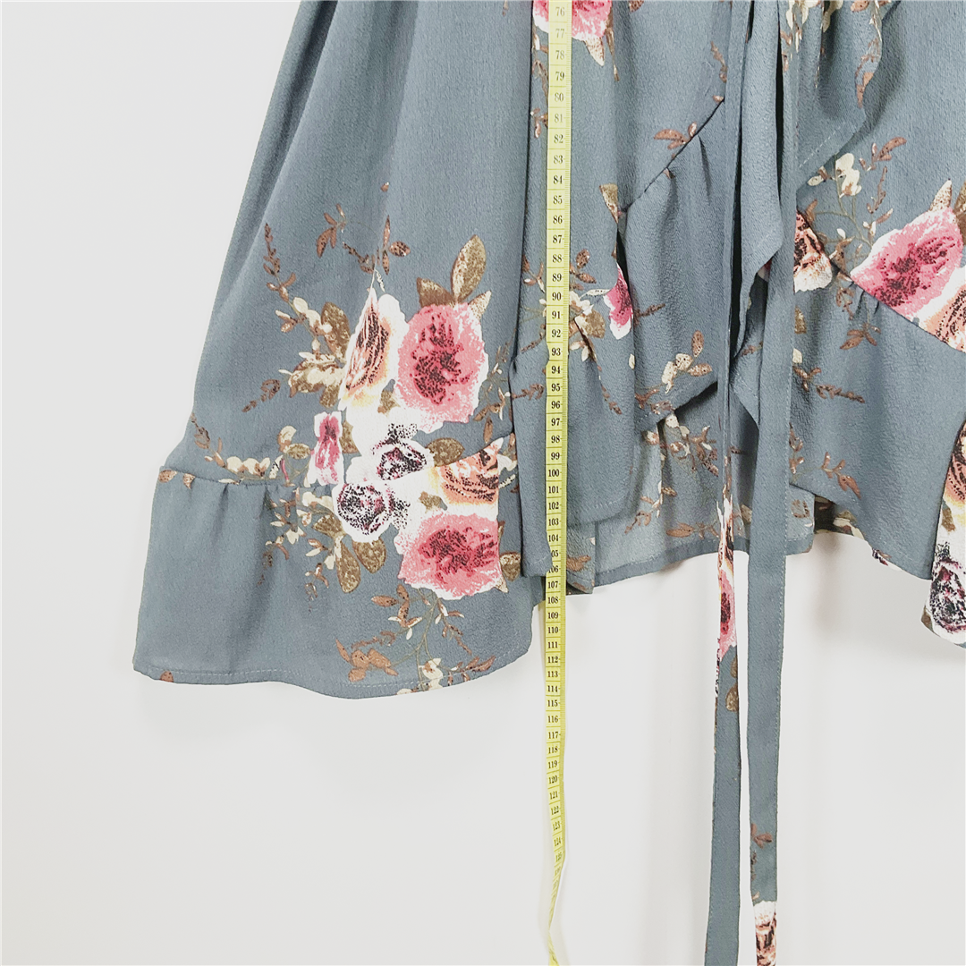 RUBY & RAIN Floral Wrap Dress