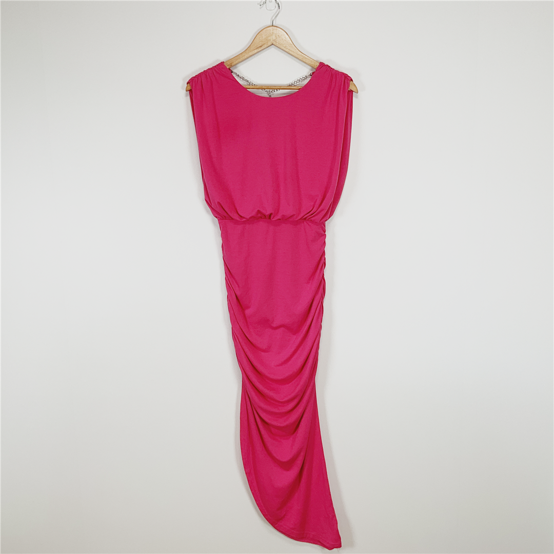 BTFBM Ruched Maxi Dress