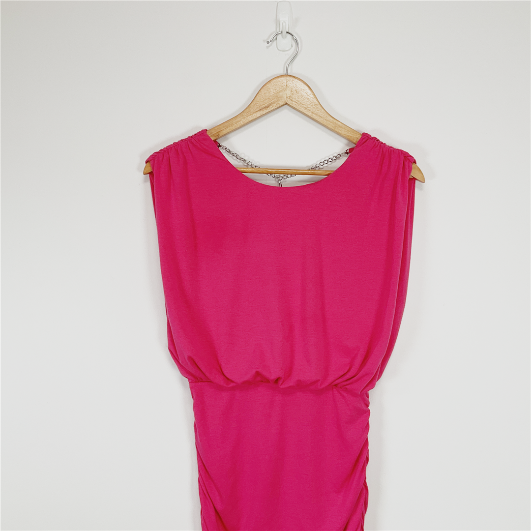 BTFBM Ruched Maxi Dress