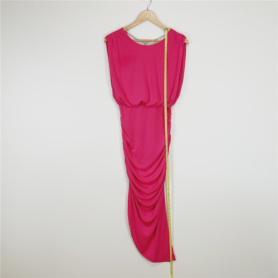BTFBM Ruched Maxi Dress