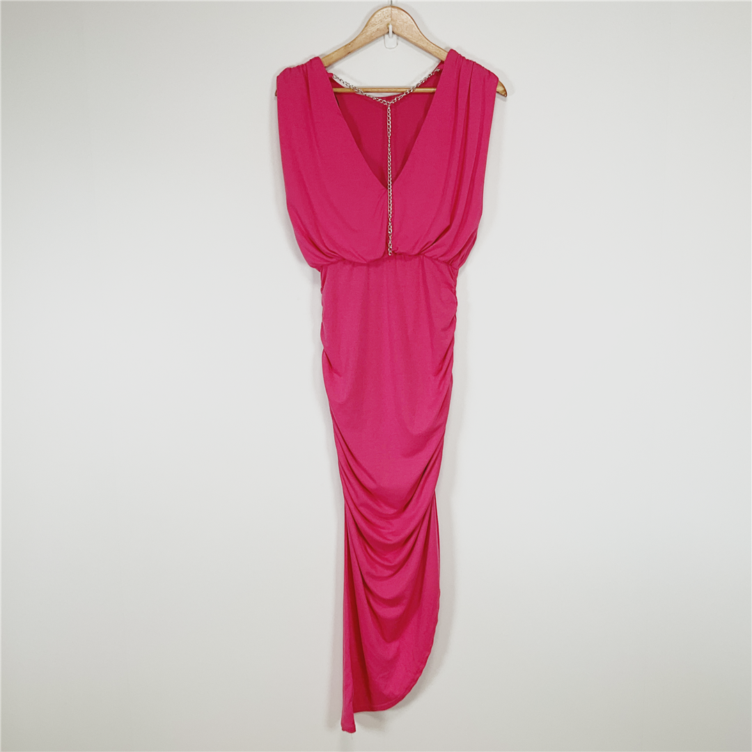 BTFBM Ruched Maxi Dress