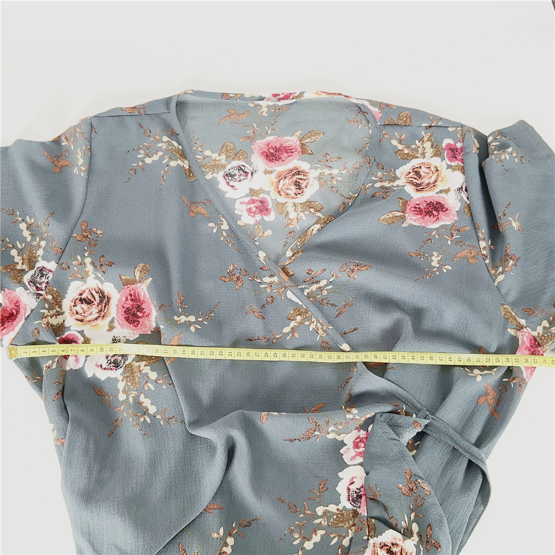 RUBY & RAIN Floral Wrap Dress