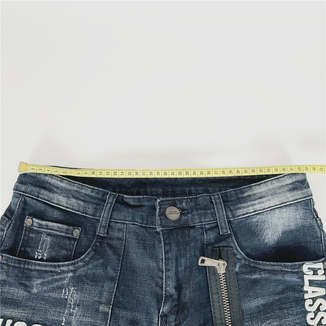SOSOO.JEANS1971 Distressed Stretch Jeans