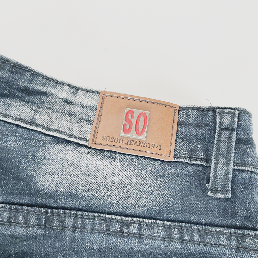 SOSOO.JEANS1971 Distressed Stretch Jeans