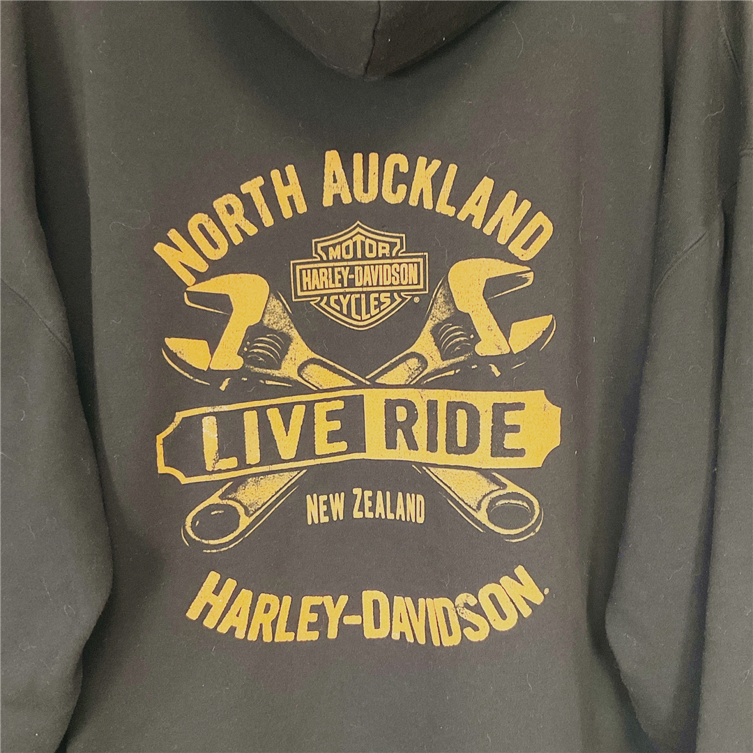 Harley-Davidson North Auckland Motor Logo Hoodie 3XL