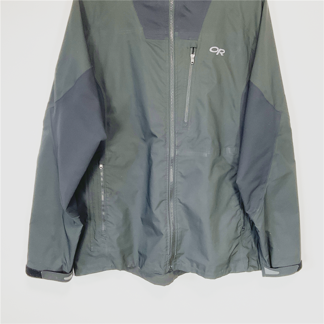 OR Outdoor Research Waterproof Hooded Jacket Black