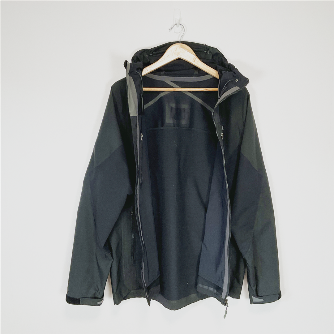 OR Outdoor Research Waterproof Hooded Jacket Black