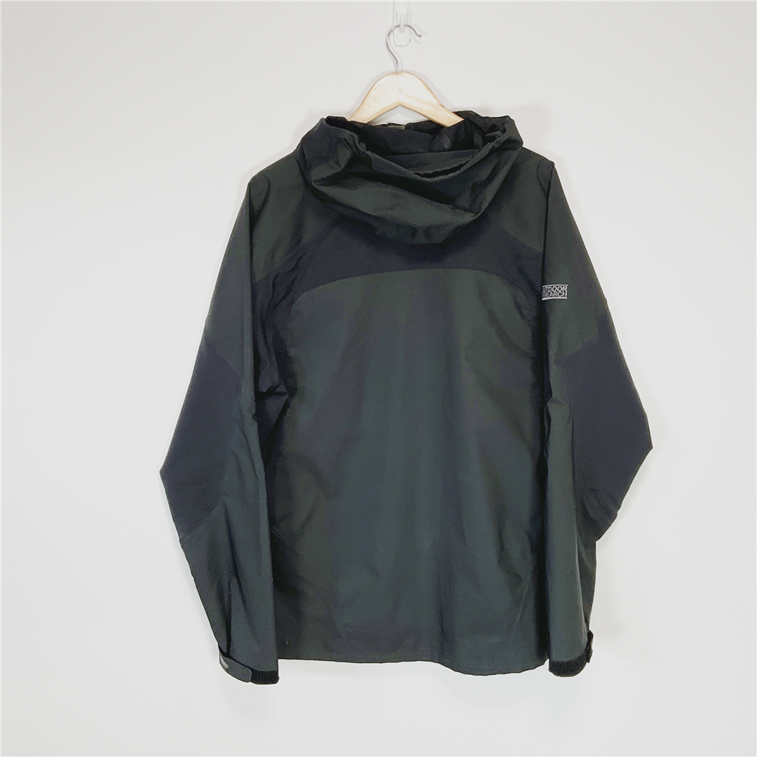 OR Outdoor Research Waterproof Hooded Jacket Black