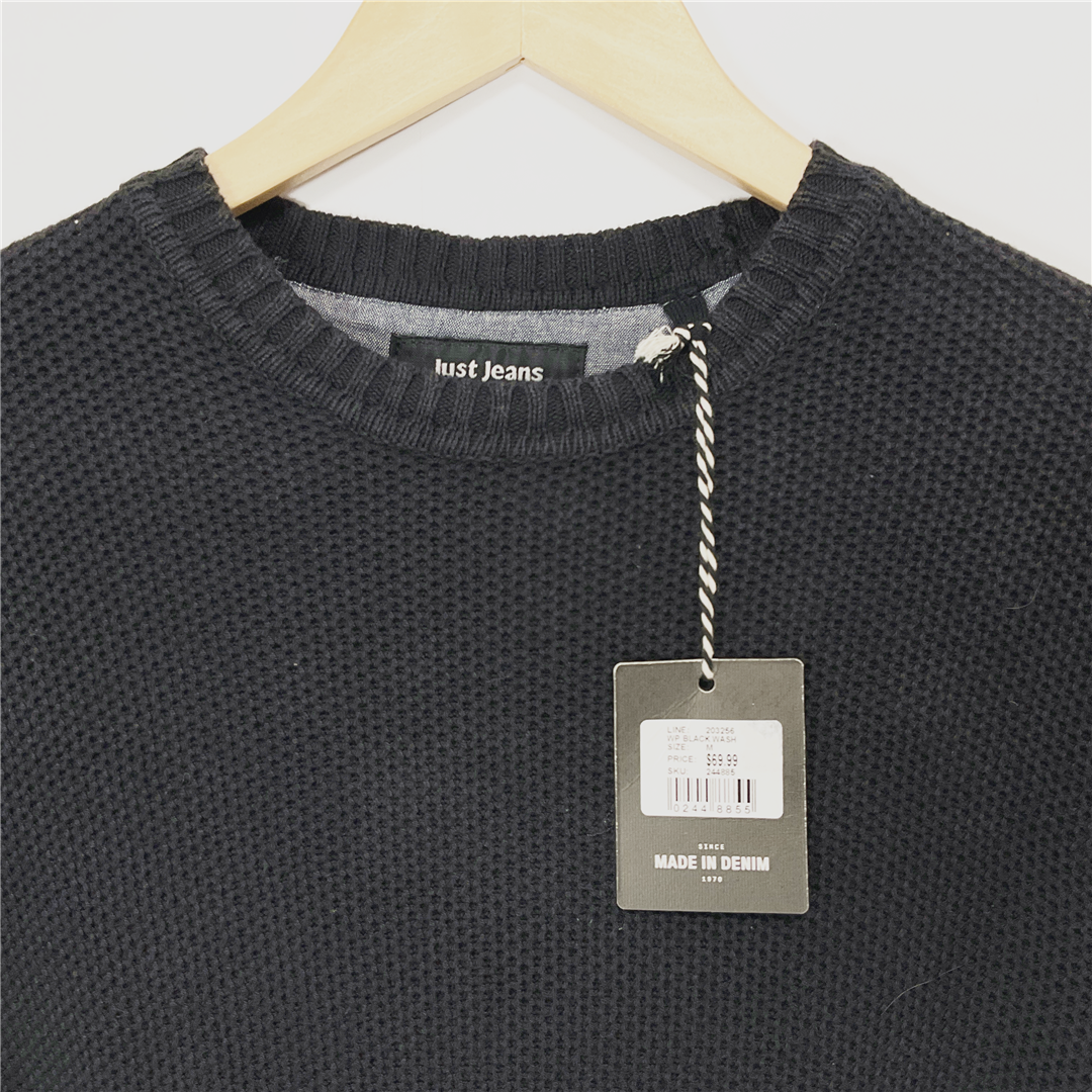 JUST JEANS Men's Cotton Knit Sweater M