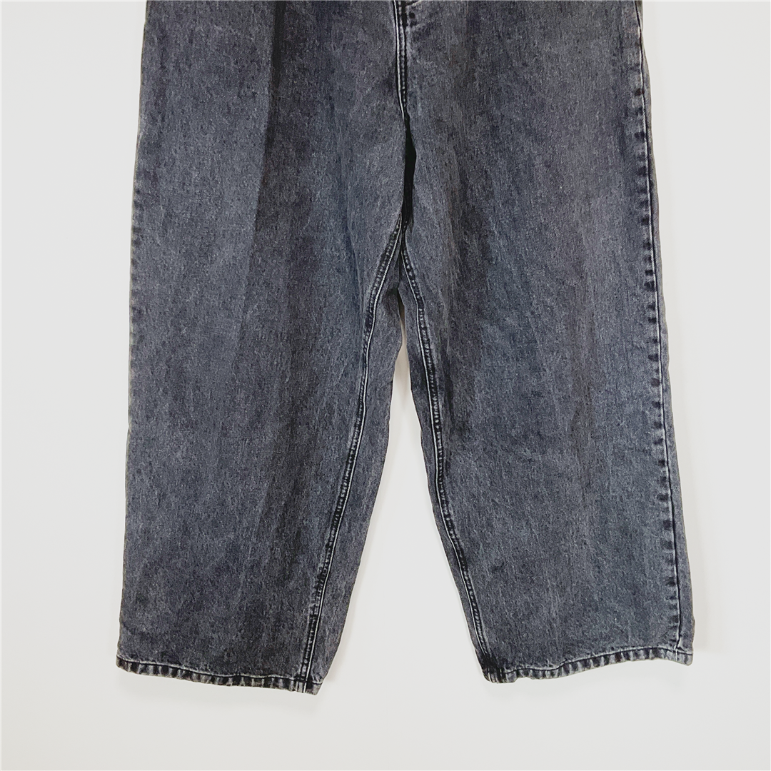 ABSENT XL Baggy Fit Black Wash Jeans W38