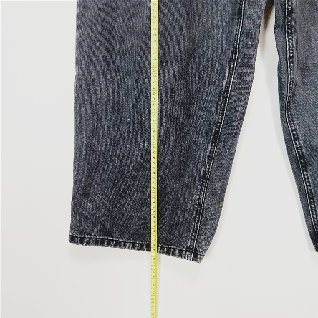 ABSENT XL Baggy Fit Black Wash Jeans W38