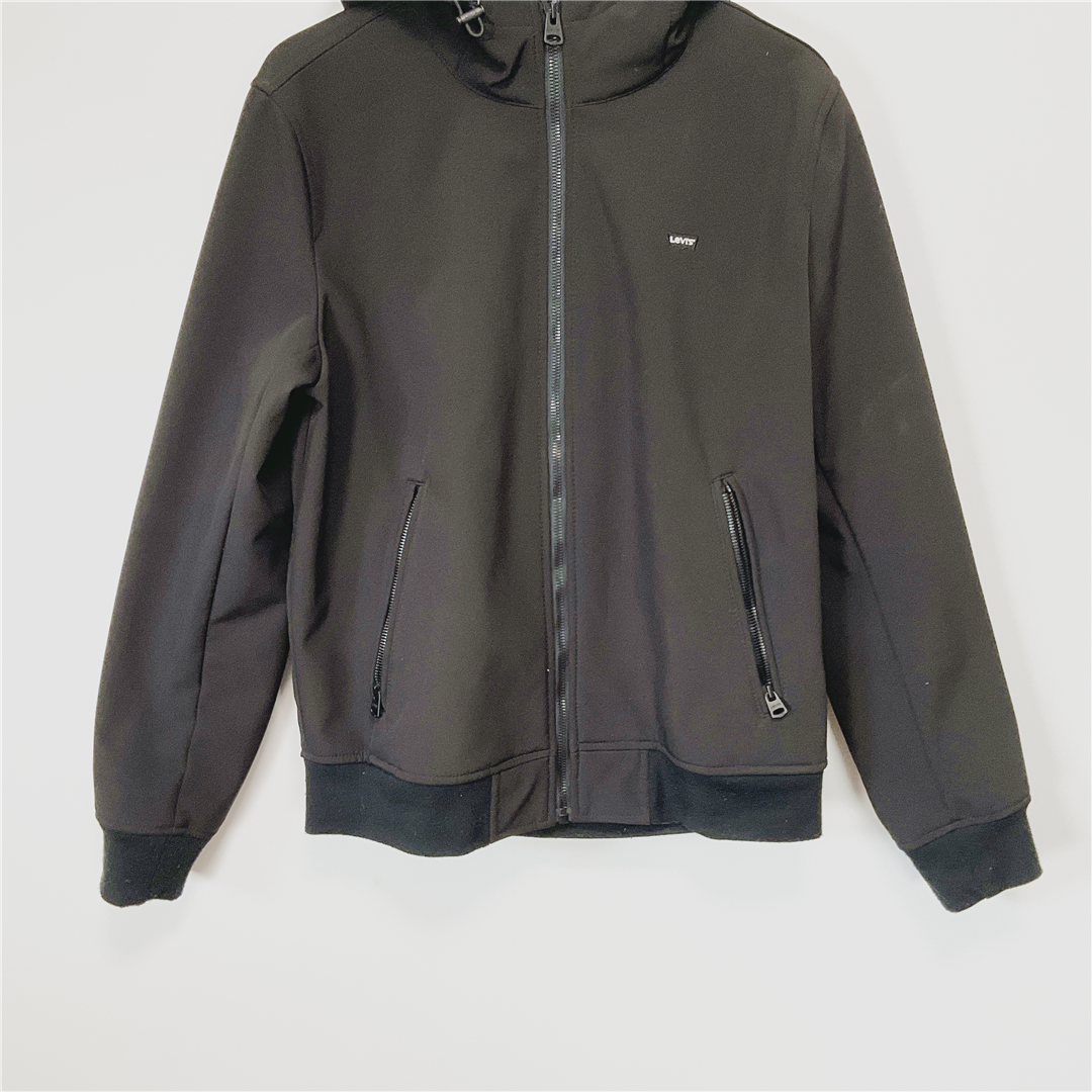 Levi's Soft Shell Hooded Jacket XL Black