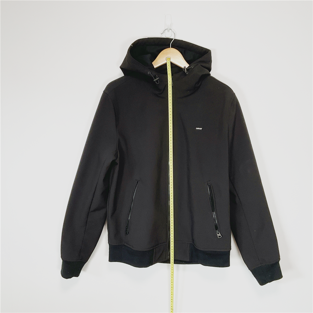 Levi's Soft Shell Hooded Jacket XL Black