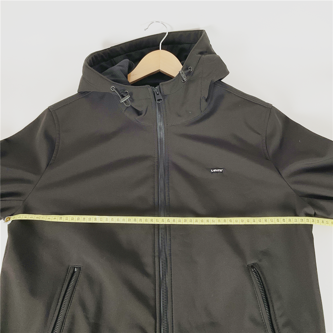 Levi's Soft Shell Hooded Jacket XL Black