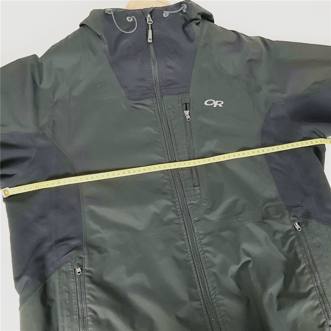 OR Outdoor Research Waterproof Hooded Jacket Black