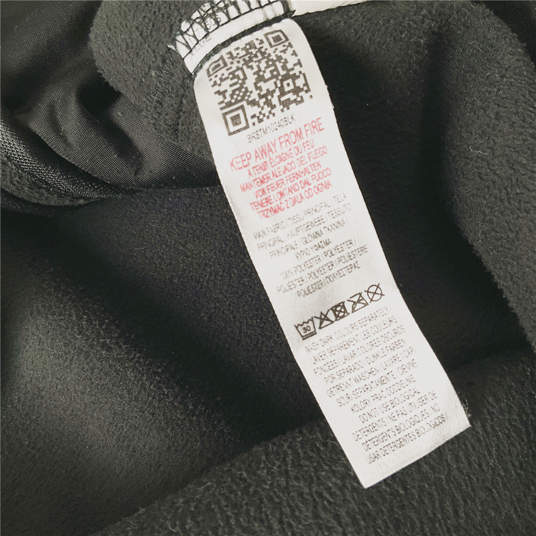 BRASHER Men's Black Full Zip Fleece Jacket XL