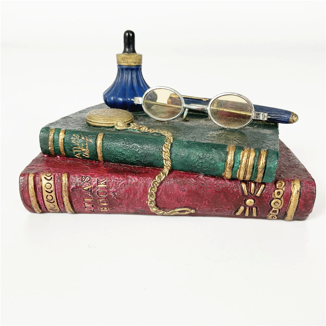 Russ Berrie Handmade Book & Spectacles Ornament