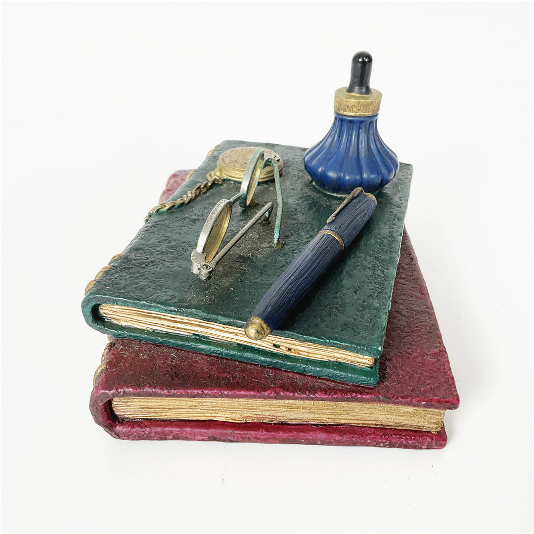 Russ Berrie Handmade Book & Spectacles Ornament