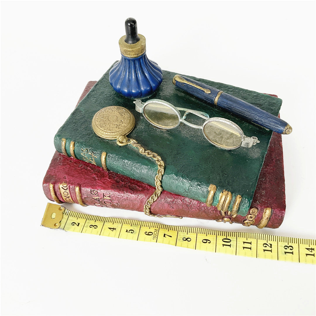 Russ Berrie Handmade Book & Spectacles Ornament