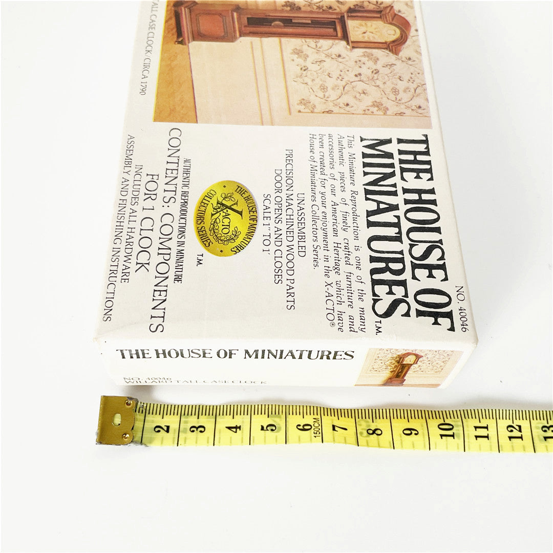 The House of Miniatures William & Mary Tall Case Clock Kit No. 4006